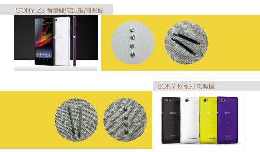 SONY Z3 音量鍵/電源鍵/拍照鍵